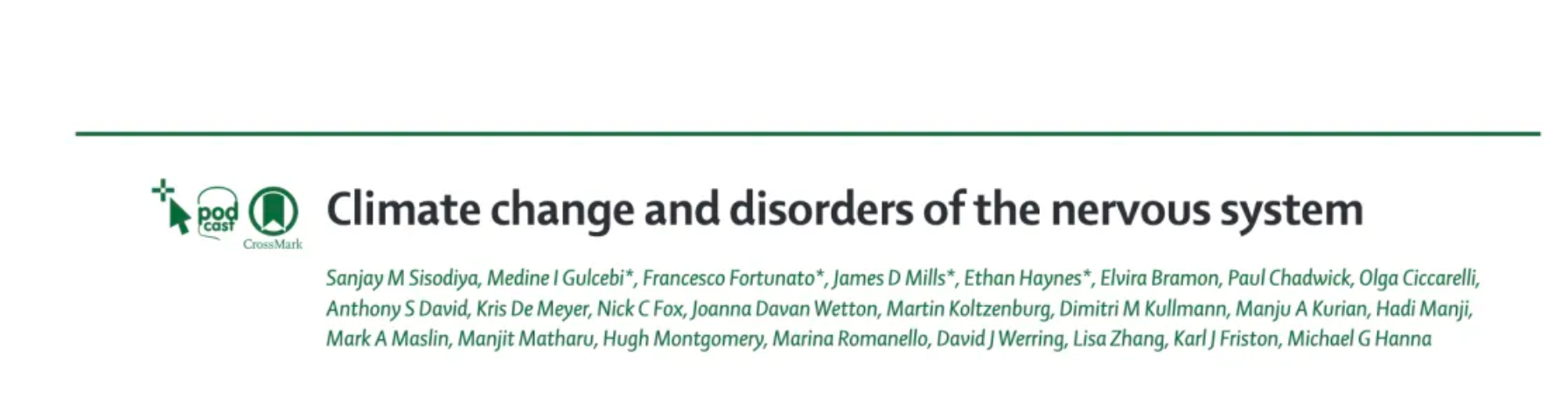 Lancet Neurology (IF=48) | 揭秘：气候变化如何悄然改变我们的神经系统健康？